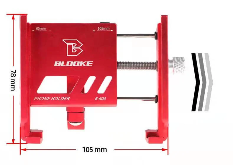 JOYOR Universal mobile phone holder for electric scooter is suitable for all series