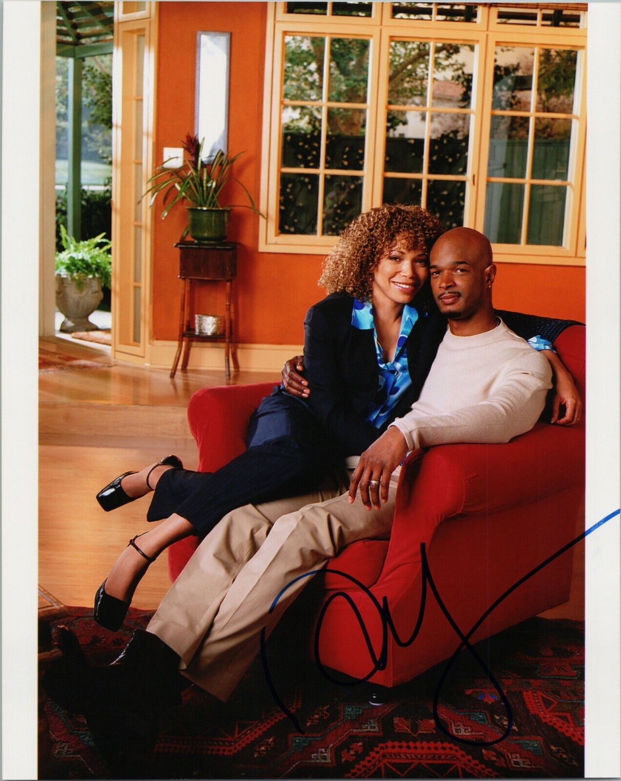 ~~ DAMON WAYANS Authentic Hand-Signed My Wife and Kids