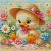 Yellow Duck-14CT Stamped Cross Stitch Egyptian Cotton 60*60cm/23.62*23.62in(Big Size)