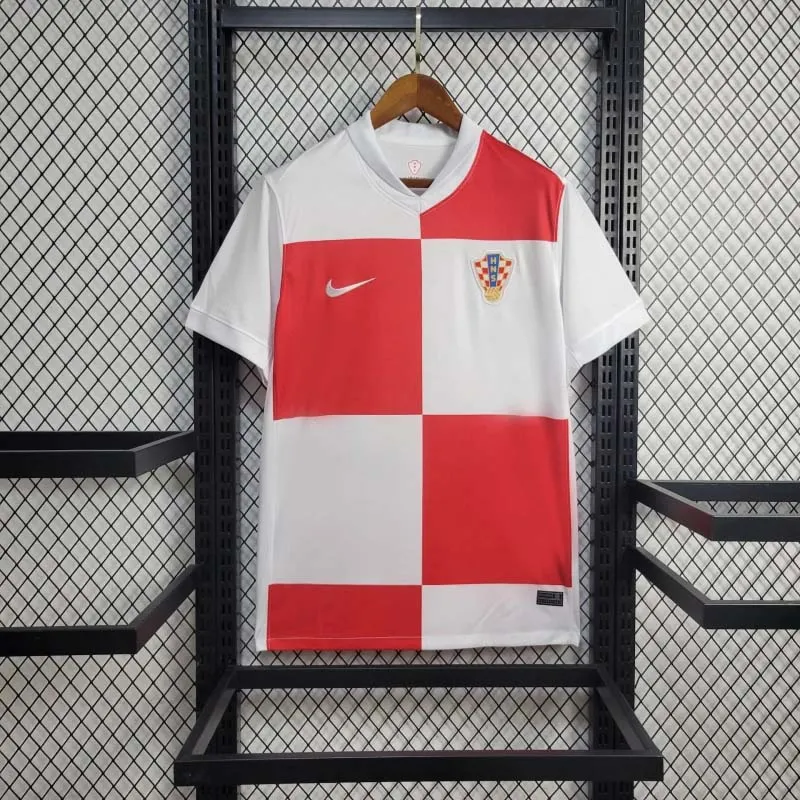 2024  Croatia Home Soccer ShirtFootball Shirt 1:1 Thai Quality