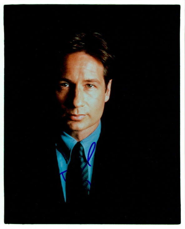 David Duchovny (X-Files) signed 8x10 Photo Poster painting in-person