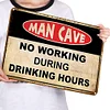 Old Man Cave - Vintage Metal Signs(12*16Inch) - Warning