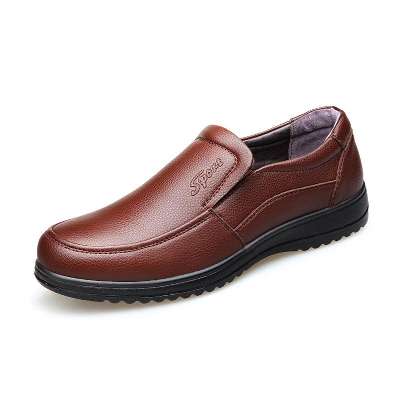 Dacomfy Men Casual Comfort Soft Soles Leather Shoes 