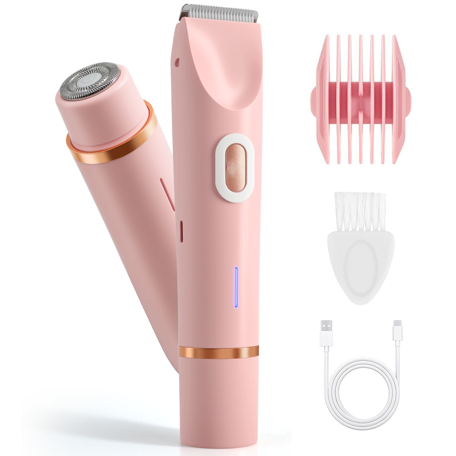 2025 New Bikini Trimmer for Women,Dermave Bikini Shaver,2-in-1 Electric Razors for Women