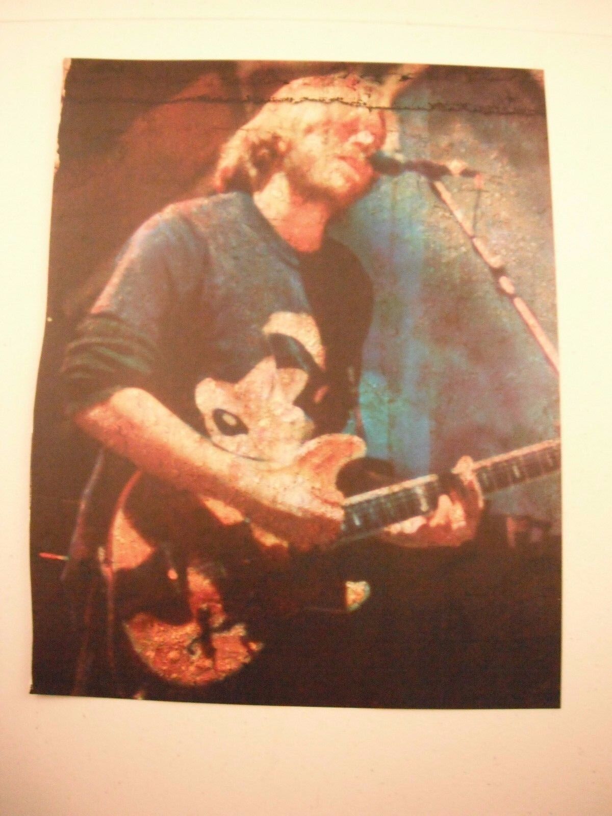 Trey Anastasio Phish Guitarist 12x9 Coffee Table Book Photo Poster painting Page