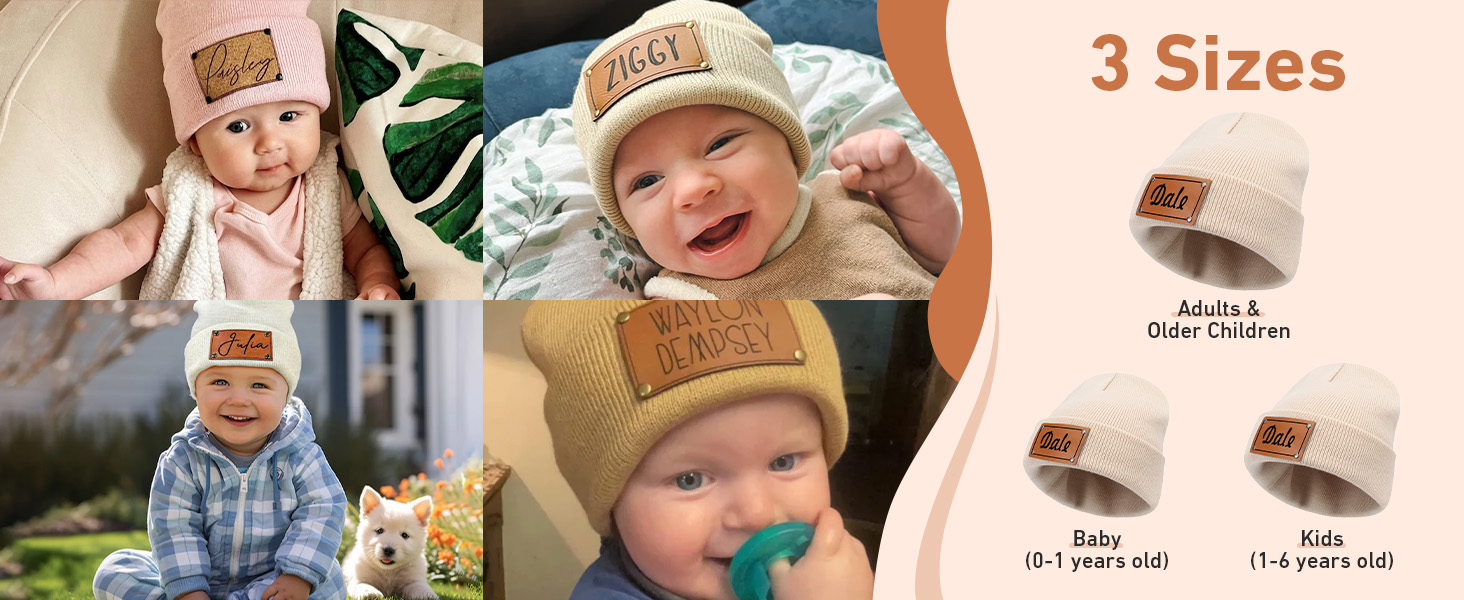 Size for Baby Infant Beanies