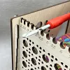 Bol &agrave; fil en bois tout-en-un &ndash; Outil de tricot multifonctionnel