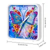 Flower Butterfly Special Shape 5D Diamond Painting Clock Art Craft With Frame Kit