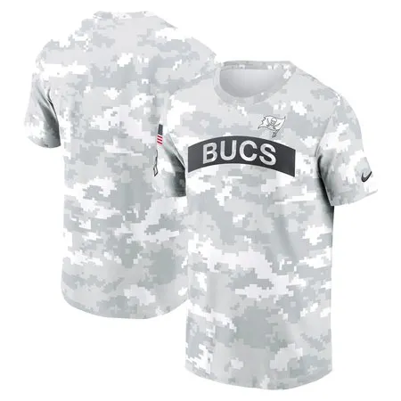Men's Tampa Bay Buccaneers  Arctic Camo 2024 Salute To Service Performance T-Shirt