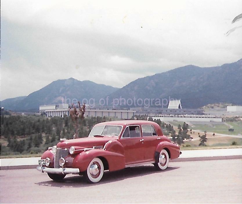 CLASSIC CAR Vintage FOUND Photo Poster painting Original COLOR Snapshot03 20 A