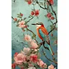 (40*60cm)Bird Flowers - Full Round Drill Diamond Painting