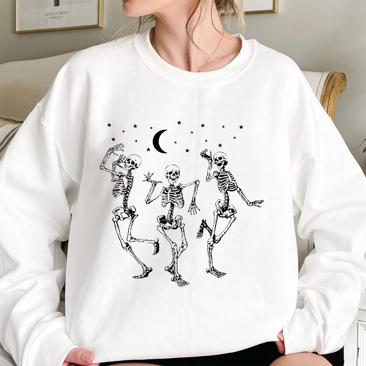Loveyoufancy Dancing Skeleton Shirt