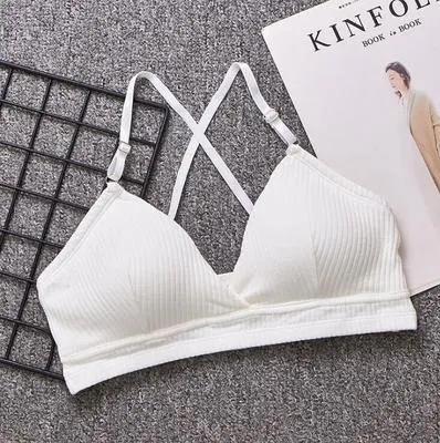 Women's Seamless Thin Bra Free Steel Wire Bra Open Back Seamless Bra for Women's Sexy Lingerie