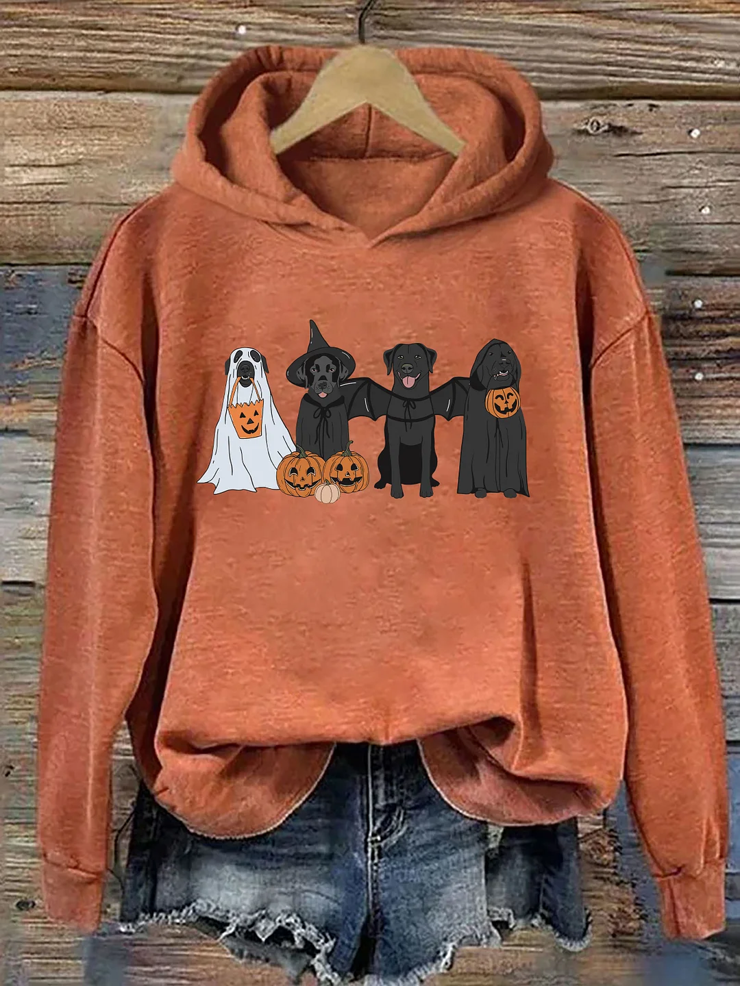 Black Labrador Halloween Hoodie