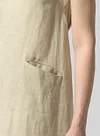 Light weight Cotton Linen Sleeveless Comfort Long Dress