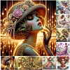 (Multi-Style)Elegant Butterfly Girl-Partial Special Shaped Diamond Painting 30*30cm