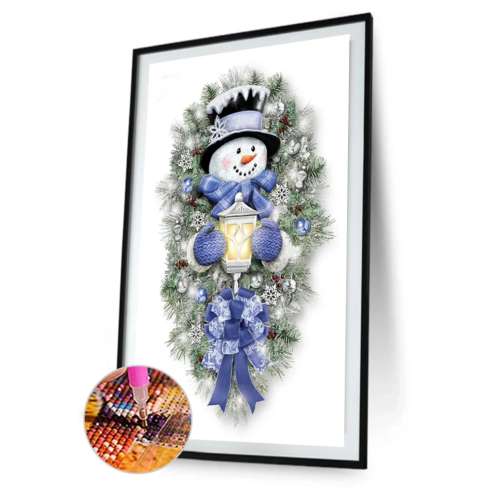 Diamond Painting - Full Round Drill - Snowman(40*60cm)