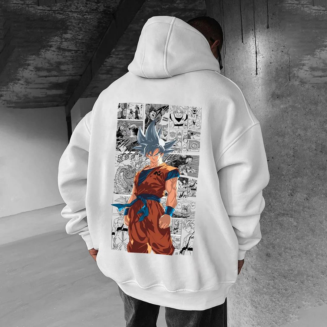 Hot Anime Dragon Ball Son Goku Printed Men's Hoodie