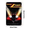 ZZ Top - Panneaux en &eacute;tain m&eacute;tallique(20*30cm/30*40cm) - Musique