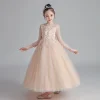 Princess Kid Girl Long Sequin Long Formal Dresses