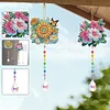 2 PCS Flower Butterfly - 5D DIY Pendant