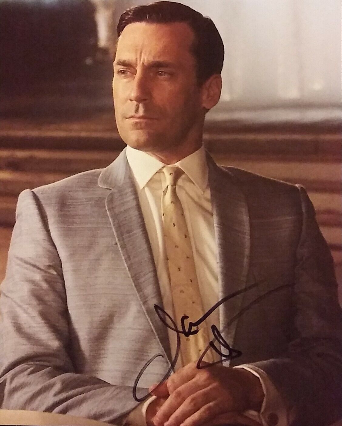 Jon Hamm signed 8 x 10