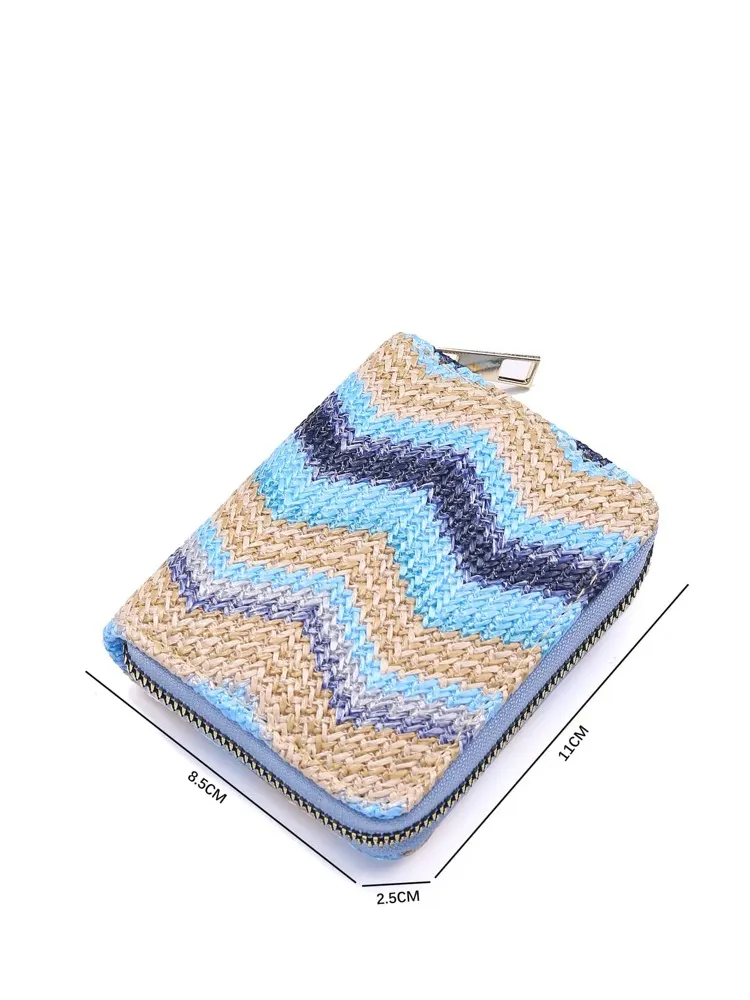 Chevron Pattern Coin Purse