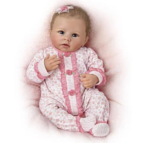  22"Kleine Katie,die einen Herzschlag hat - RSDP-Rebornbabypuppen-Rebornbabypuppen.de