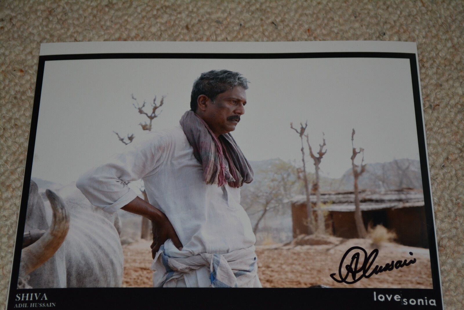 ADIL HUSSAIN signed autograph In Person 8x10 BOLLYWOOD LIFE OF PI SUNRISE