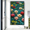Lotus-11CT Stamped Cross Stitch 40*70cm/15.75*27.56in(Big Size)