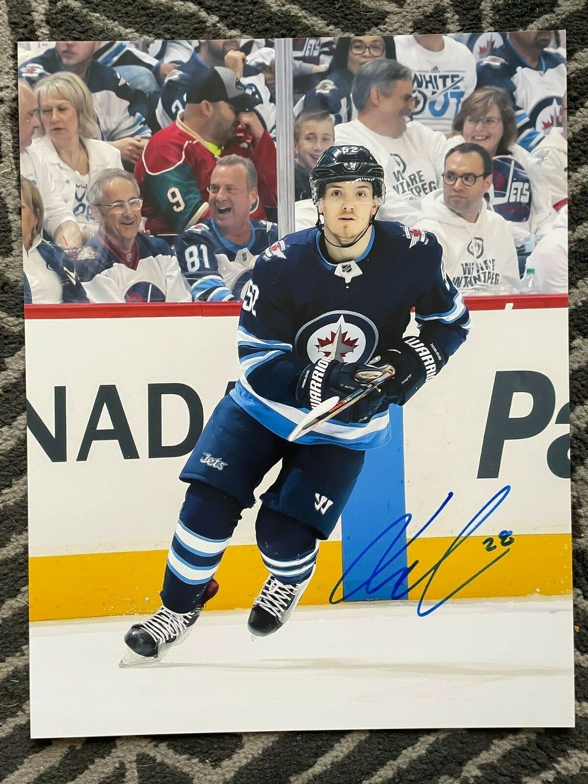 Winnipeg Jets Jack Roslovic Signed Autographed 11x14 Photo Poster painting COA