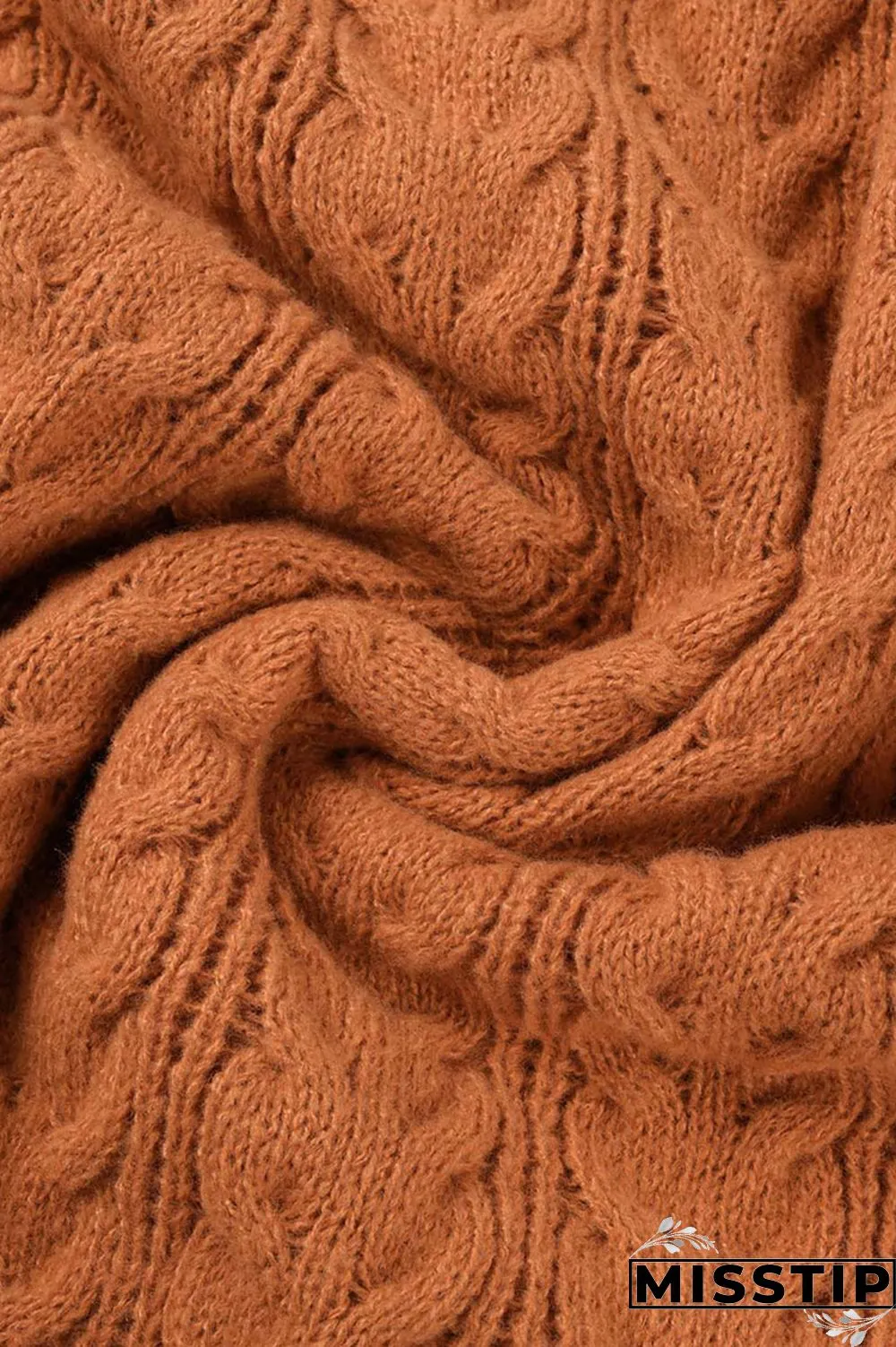 Light Brown Casual Solid Patchwork Turtleneck Straight Dresses(Without Belt)