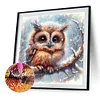 Owl-Full Square Diamond Painting(35x35cm)