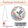 Hummingbird DIY Diamond Painting Pendant Art 9.41x8.78inch