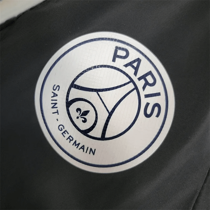 2023/2024 PSG Windbreaker Black And White Jersey