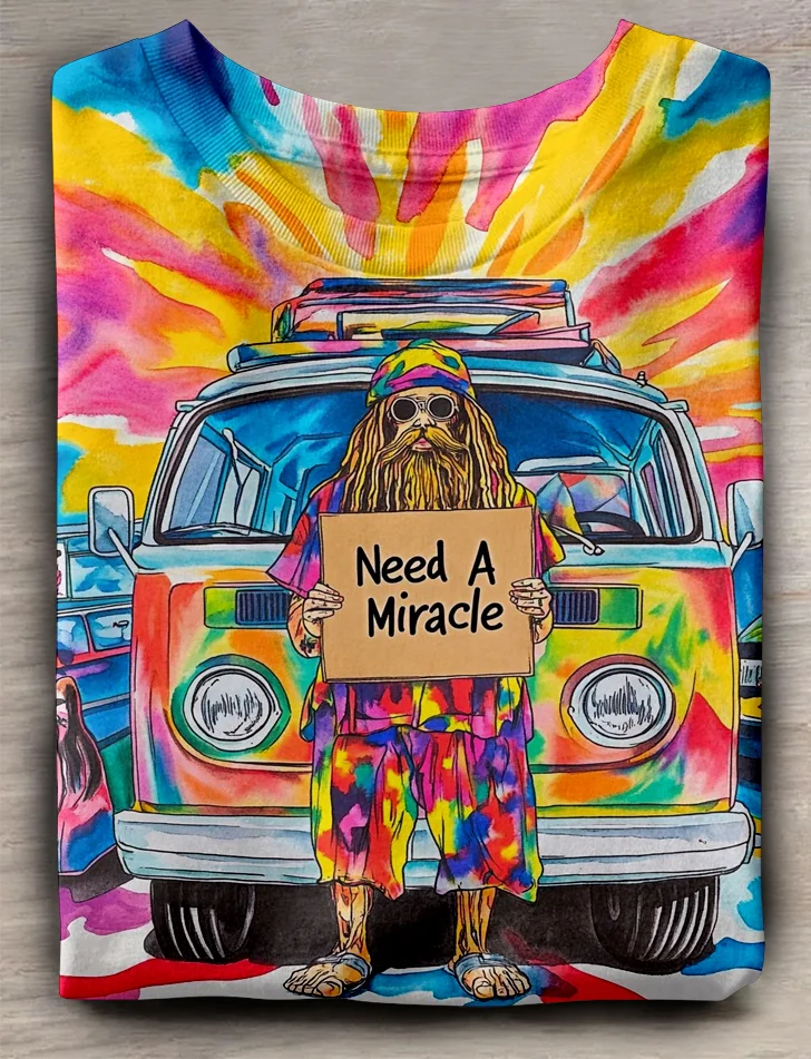 Teecade Teecade Need A Miracle T-shirt
