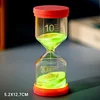 Hourglass timer children's anti-fall luminous 10 minutes learning time management creative macaron color quicksand ornaments