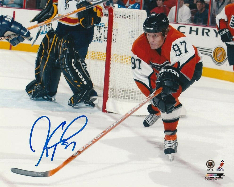 JEREMY ROENICK SIGNED PHILADELPHIA FLYERS 8x10 Photo Poster painting #3 Autograph