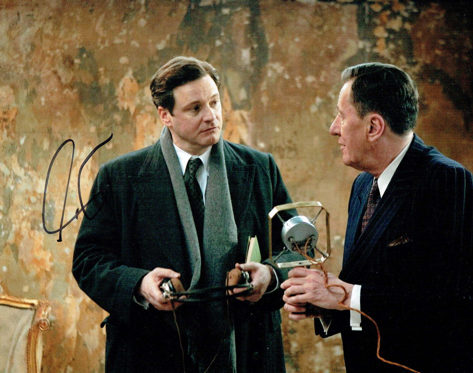 Colin FIRTH SIGNED Autograph 10x8 Photo Poster painting AFTAL COA English Actor The Kings Speech