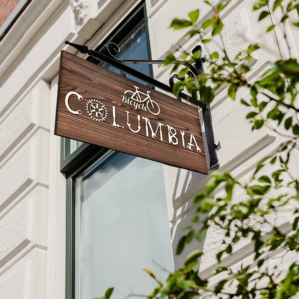 Custom Wooden Store Sign Decor Home Signs Family Wood Wall Plaque Wood Art Home Decor Wall Decoration Welcome Front Door Sign