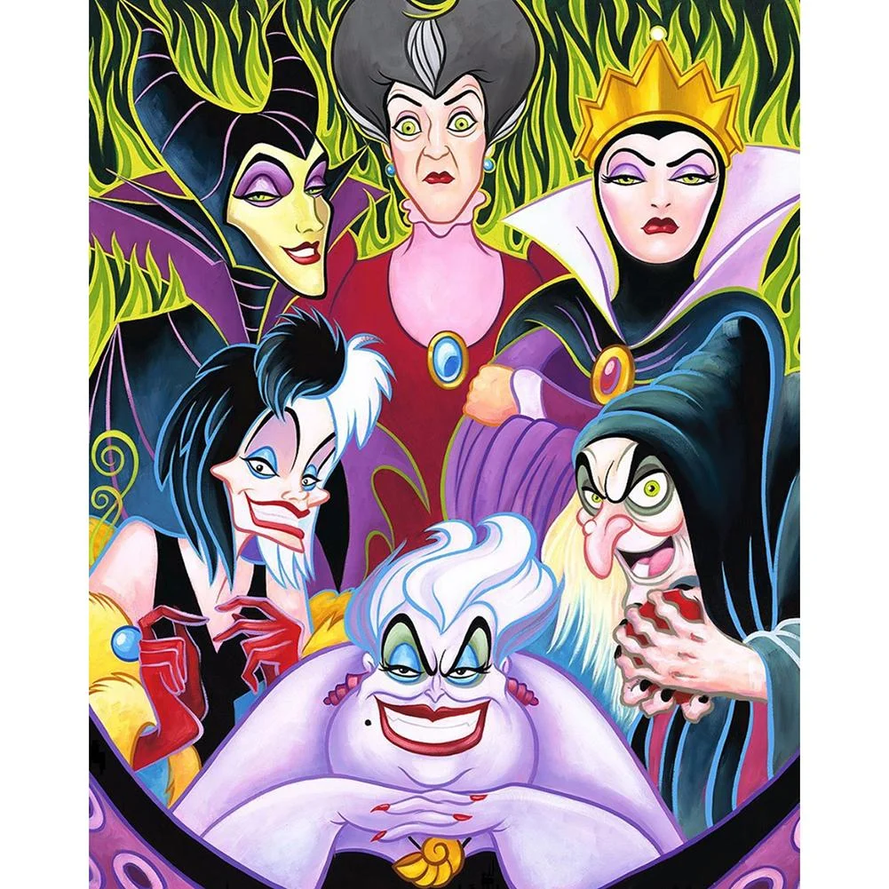 Diamond Painting - Full Round Drill - Evil Queen(30*40cm)