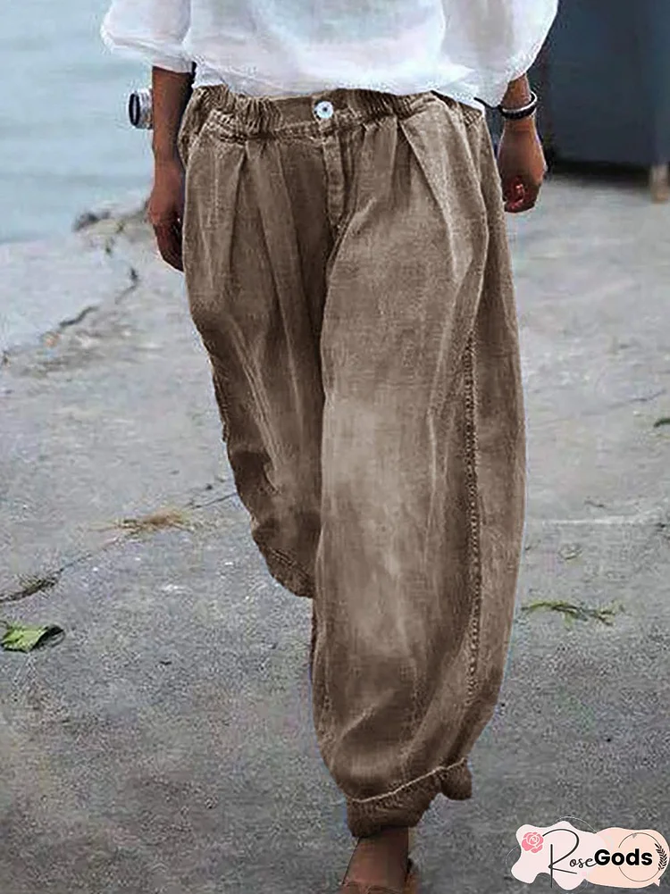 Elastic Waist Harem Jeans Plus Size Denim Jeans