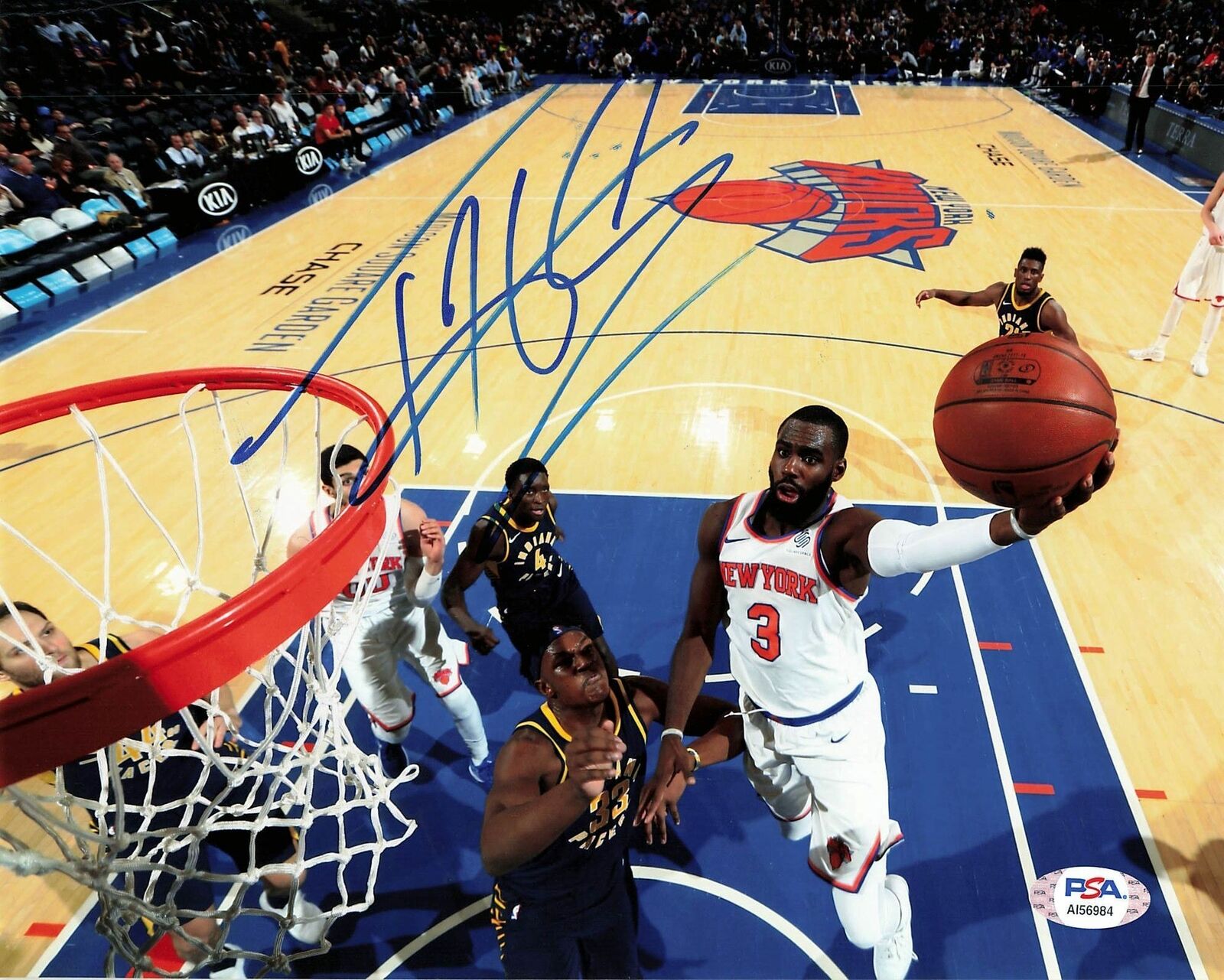Tim Hardway Jr. signed 8x10 Photo Poster painting PSA/DNA New York Knicks Autographed