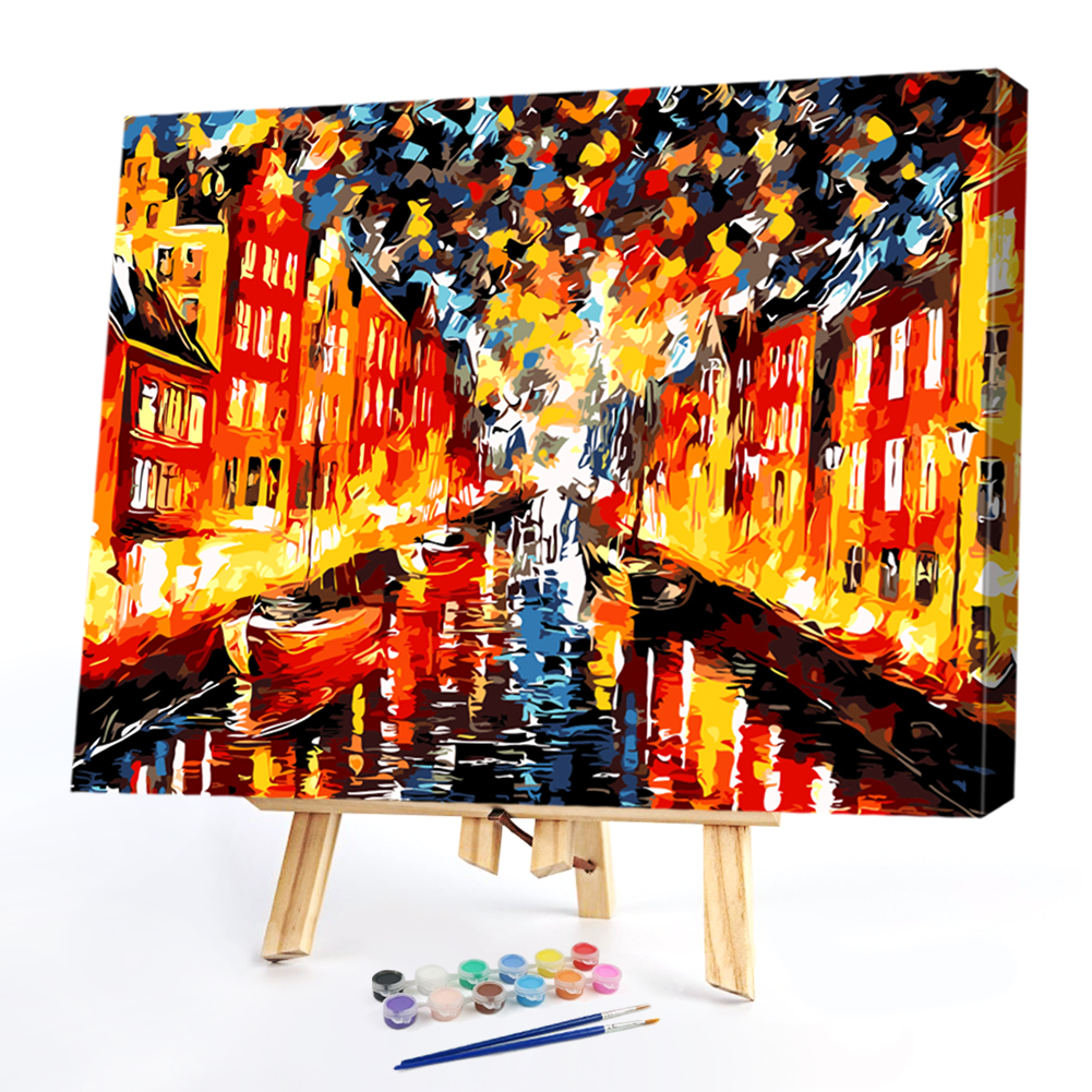 

40x50cm - Paint By Numbers Street View, 501 Original