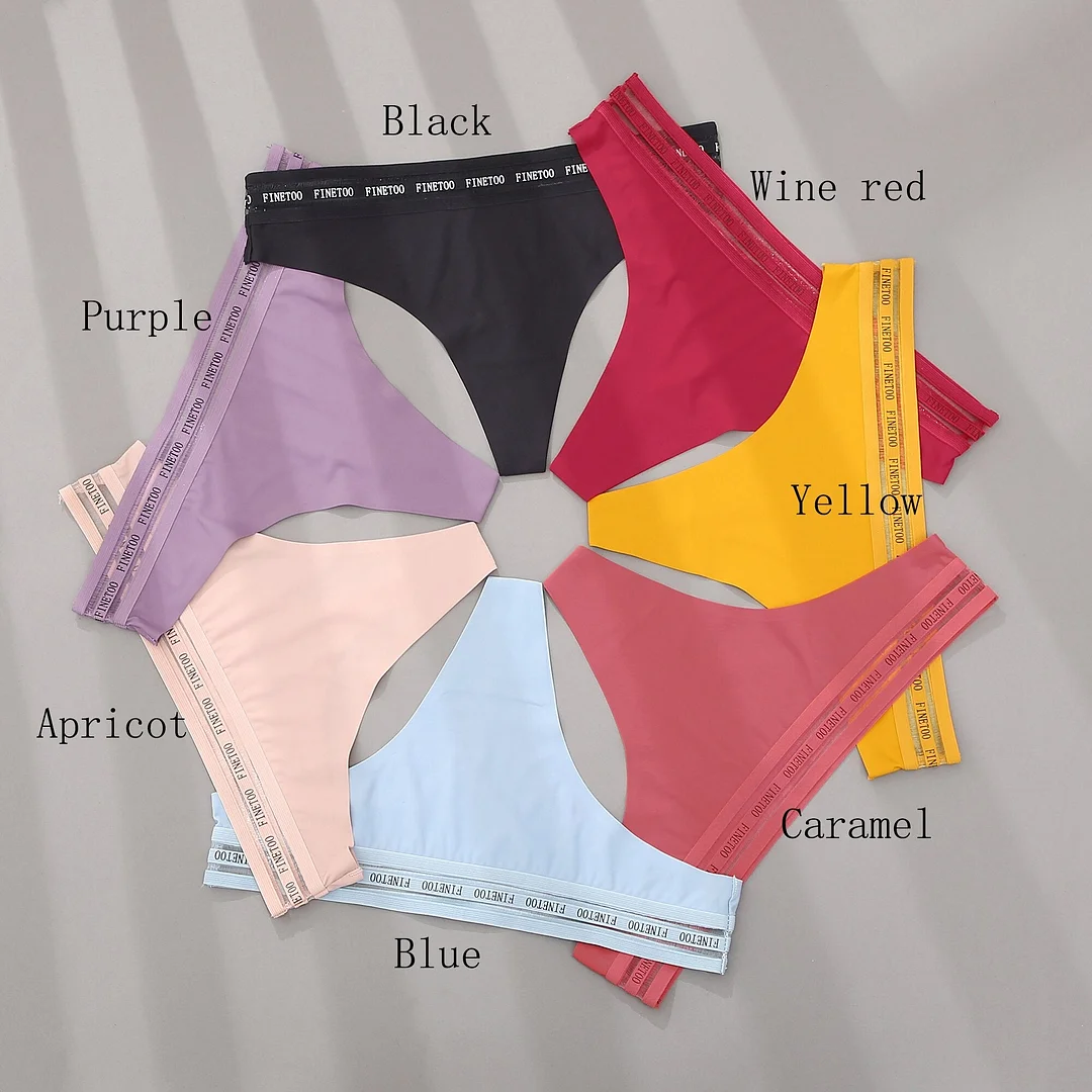 M-XL Seamless Panties Sexy G-String Thong Women's Underwear Low-Waist Female Lingerie Solid Color Pantys Soft Intimates Lingerie