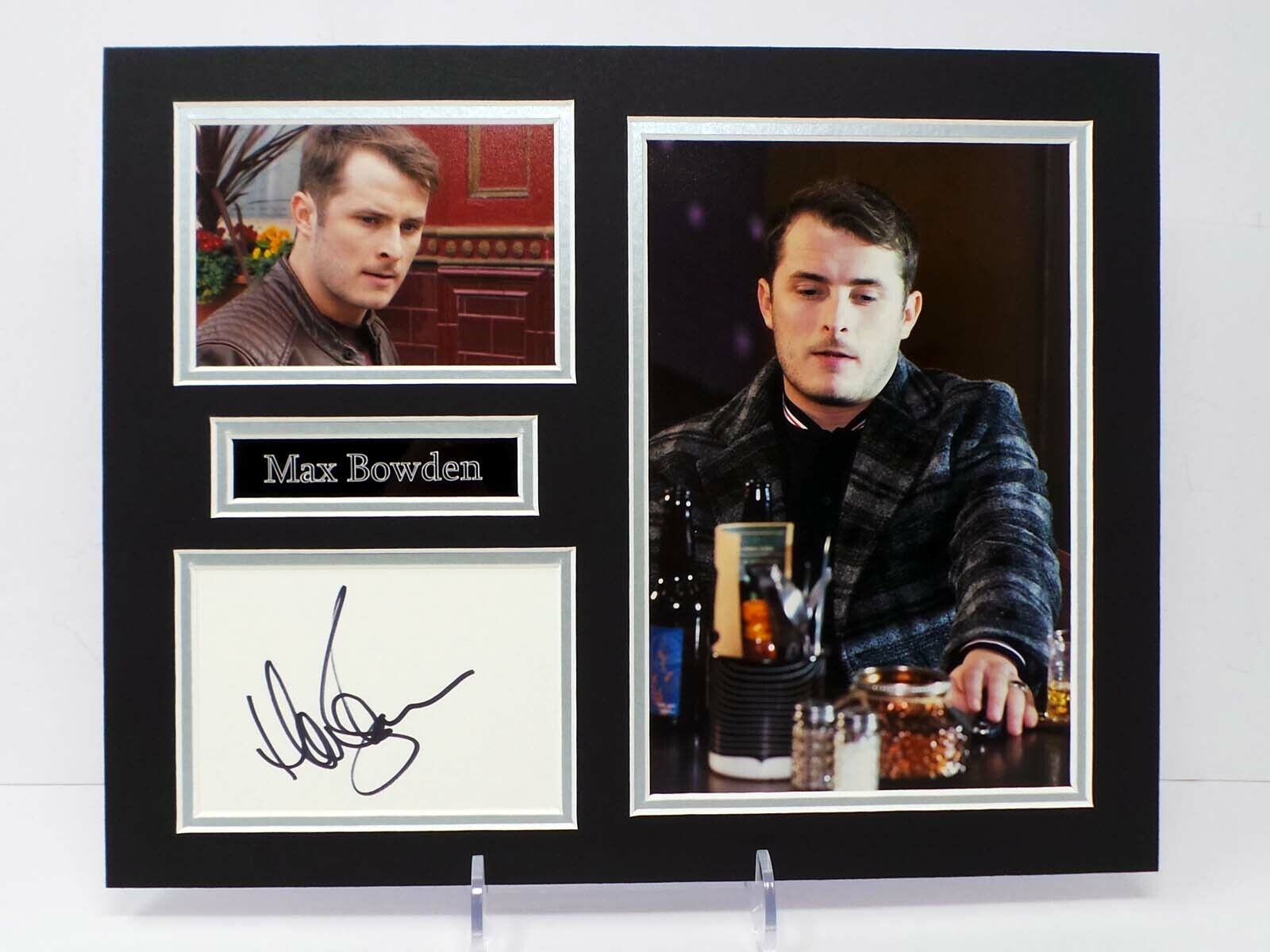 Max BOWDEN Signed Mounted Photo Poster painting Display 3 AFTAL RD COA Eastenders Ben MITCHELL