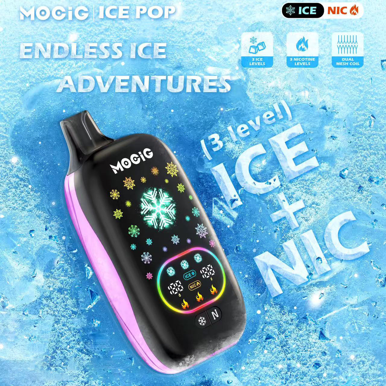 MOCIG ICE POP 50000 Puffs Disposable Vape Wholesale MOCIG CTYVape