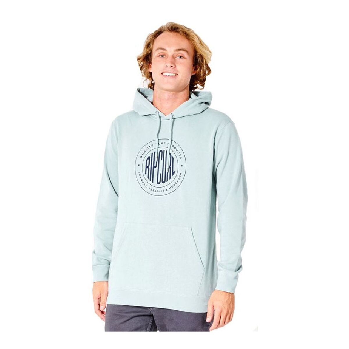 Men&rsquo;s Sweatshirt without Hood Rip Curl Tapler Blue Aquamarine - sale.kim -  endless selection of finest brands
