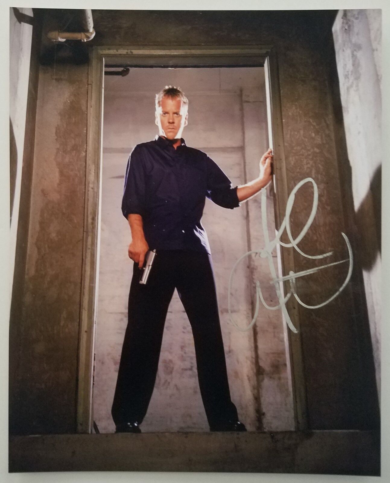 Kiefer Sutherland Signed 8x10 Photo Poster painting Actor 24 Jack Bauer Lost Boys Young Guns RAD