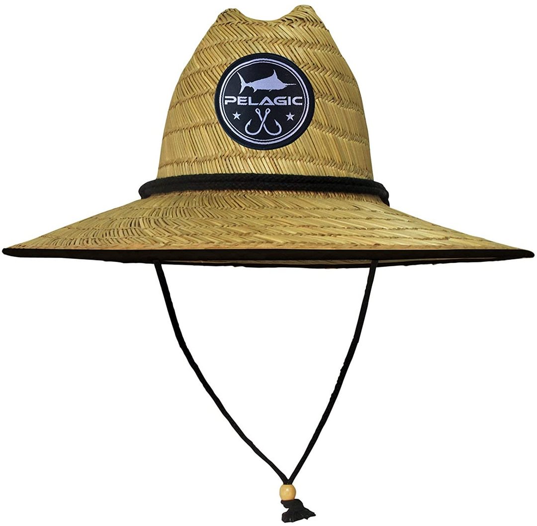 Baja Straw Sunhat - Circle Patch (One Size Khaki)